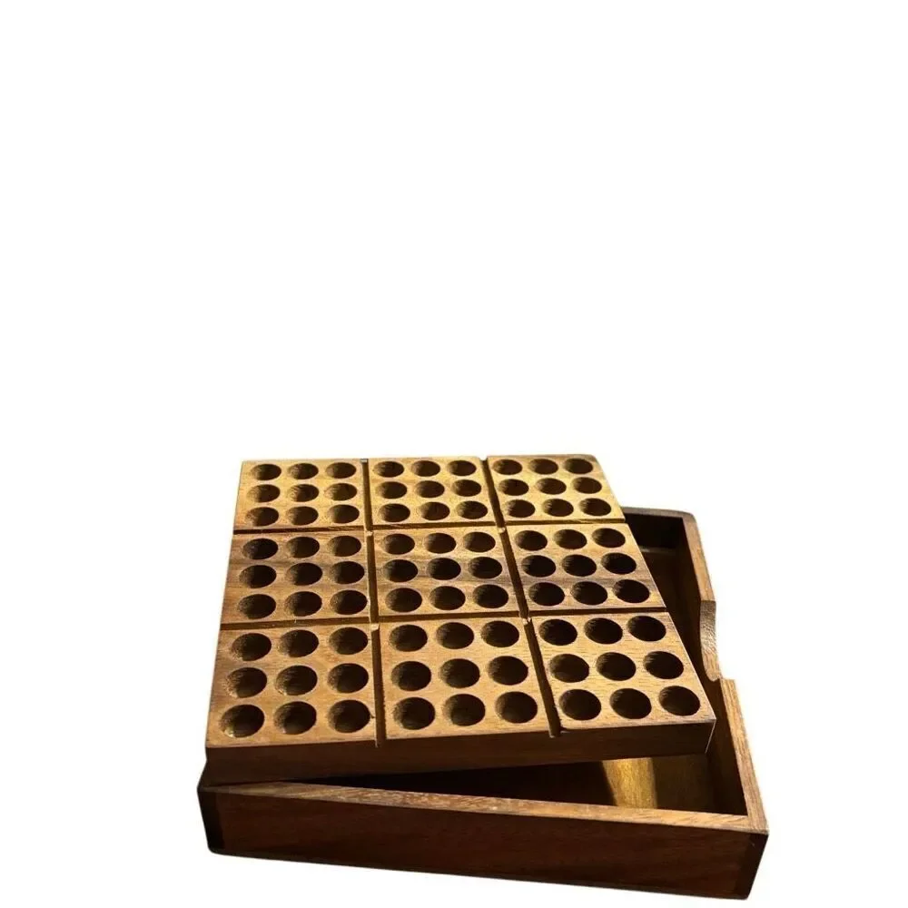Dilemma Games Wooden Sudoku Game No Pegs